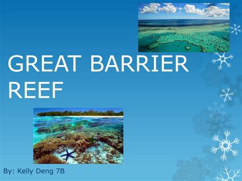 PPT GREAT BARRIER REEF PowerPoint Presentation Free Download ID