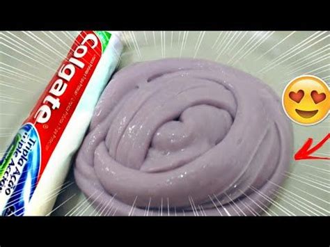 Diy Fluffy Slime Com Pasta De Dente Slime Sem Espuma De Barbear