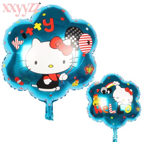 Xxyyzz 18 Inch Hello Kitty Foil Balloons Baby Inflatable Globos Toy