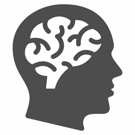 Brain Education Human Head Man Mind Psychology Thinking Icon