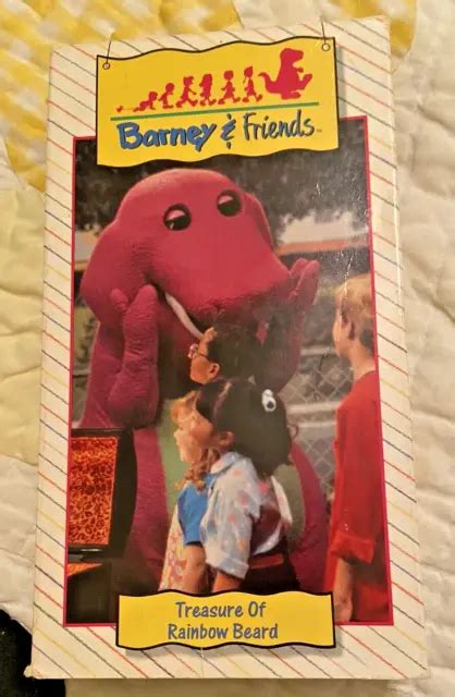 Barney And Friends Treasure Of Rainbow Beard Time Life Video Vhs Vtg 1992