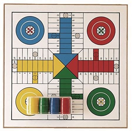 Tablero de parchis para imprimir. 15 juegos de mesa para jugar toda la familia