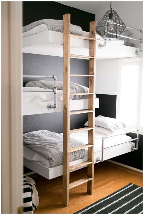 Space Saver Triple Bunk Bed Kids Bunk Beds Bunk Beds With Stairs