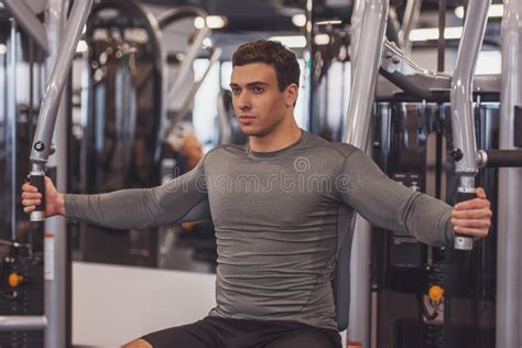 Man In Gym Stock Image Image Of Beautiful Concept 239345669
