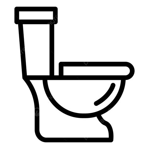Toilet Vector Icon Design Illustration Toilet Bathroom Washroom Png