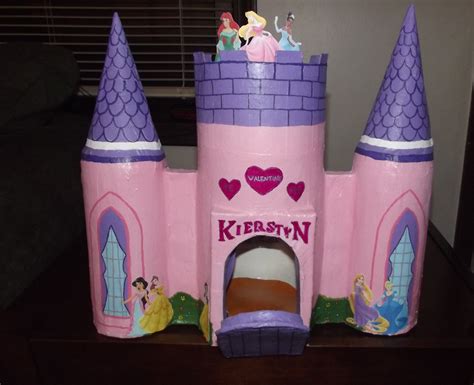 Princess Castle Valentines Box One 3 Liter Bottle And Two One Liter