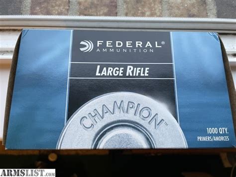 Armslist For Sale Federal Large Rifle Primers