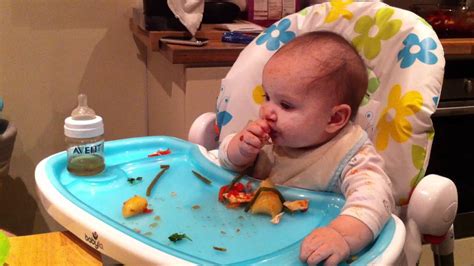 Baby Led Weaning 6 Months Youtube