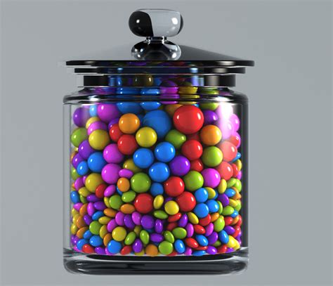 3d Candy Jar Turbosquid 1462420