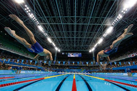Olympic team trials in june 2021. Swimmers compete on Day 5 of Rio 2016 Olympics