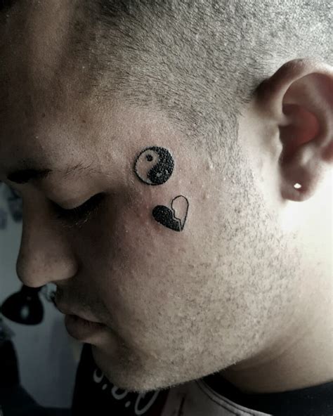11 Broken Heart Face Tattoo Ideas That Will Blow Your Mind Seso Open