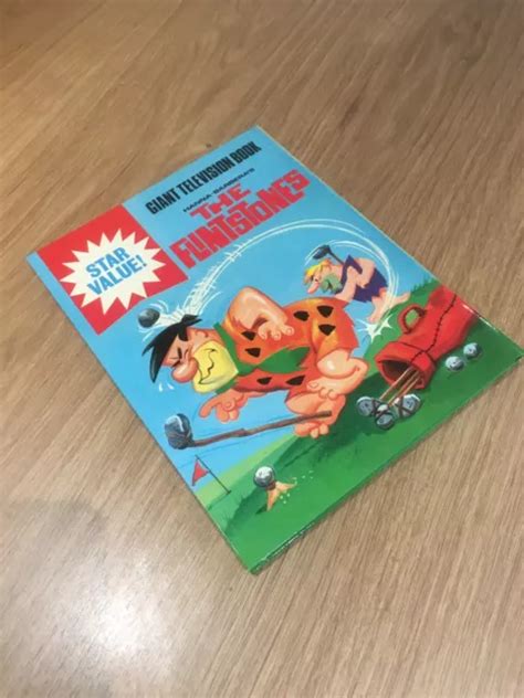 The Flintstones Annual Hanna Barbera Giant Tv Book Vintage Classic My