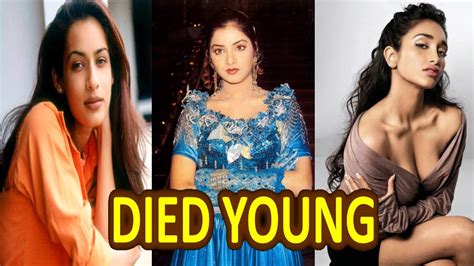 Top 8 Bollywood Actresses Who Died Young Cant Believe Youtube