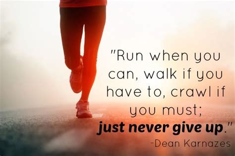Motivational Image Quote By Dean Karnazes Run When You