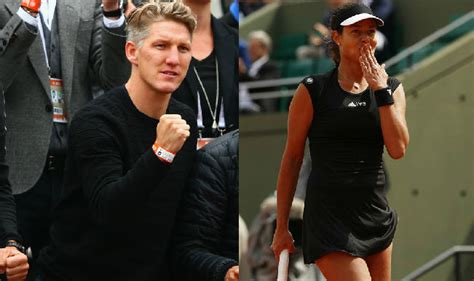 Posted by unknown on 1:57 am. Bastian Schweinsteiger cheers girlfriend Ana Ivanovic as ...
