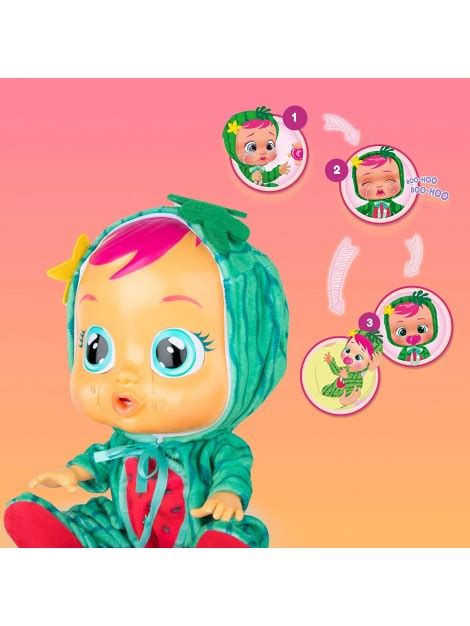 Cry Babies Tutti Frutti Bambola Profumata Anguria Ananas E Fragola