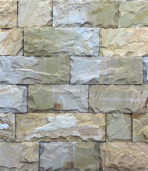 Stone Wall Texture Travertine Tiles Facing Stock Photo Image Of