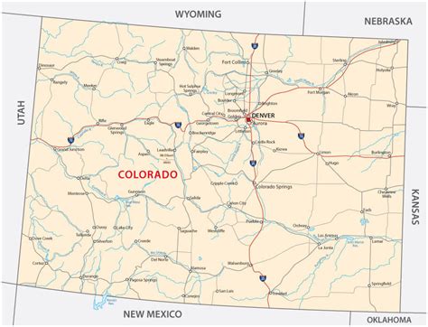Large Detailed Map Of Colorado