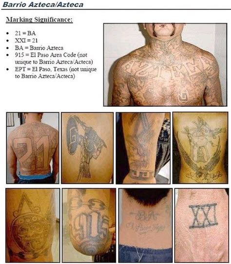 Latino Prison Gangs Mexicanhispanic Gang Tattoos Payasa Chicana