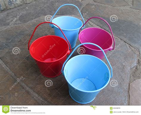 Tiny Buckets Royalty Free Stock Photo 85391151