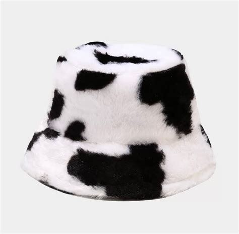 Fluffy Cow Bucket Hats Bucket Hat Collection Etsy