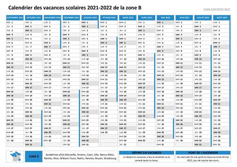 Calendrier Vacances Scolaires 2022 2023 Calendrier 2021 Images And