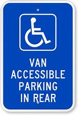 Handicap Van Accessible Parking Pictures