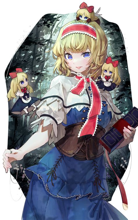 The Big Imageboard Tbib 1girl Alice Margatroid Doll English Commentary Flying Highres