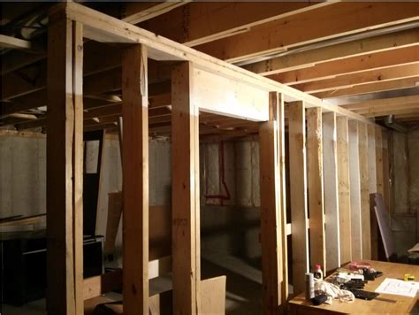 Layout Basement Supporting Wall Header Increase Home Improvement