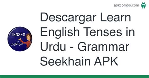 Learn English Tenses In Urdu Apk Grammar Seekhain 10 Aplicación