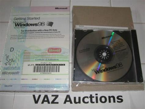 Microsoft Windows 98 Second Edition Full Operating System Win 98 Se