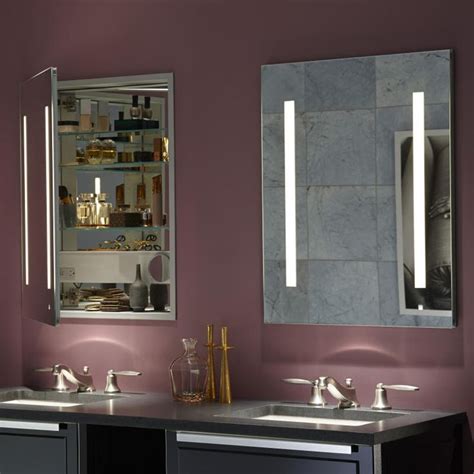 Find stylish medicine cabinets and bathroom mirrors at unbeatable prices! Robern AC2430D4P1 AiO Series 23-1/4" Single Door Mirrored ...