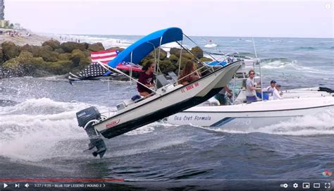 Wavy Boats Youtube Channel Blue Top Legend Outdoor Board