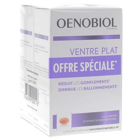 Oenobiol Ventre Plat 2 X 60 Capsules