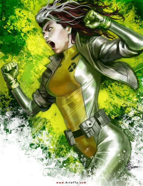 X Men Rogue By Artoftu On Deviantart Superhero Comic Marvel Comics