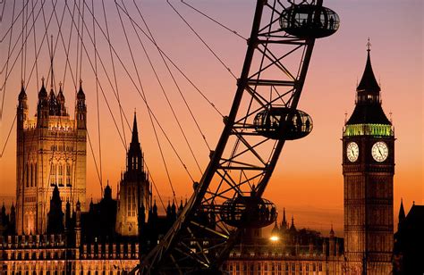 London Eye And Big Ben At Dusk Photograph By Scott E Barbour