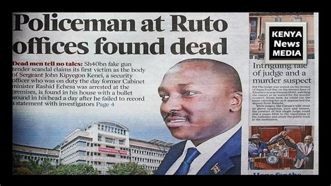 News Headlines Today In Kenyan Newspapers 21 02 2020 Youtube