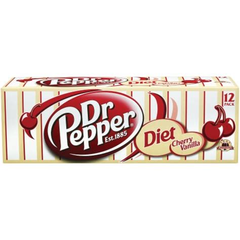 Dr Pepper Diet Cherry Vanilla Soda 12 Pk 12 Fl Oz Food 4 Less