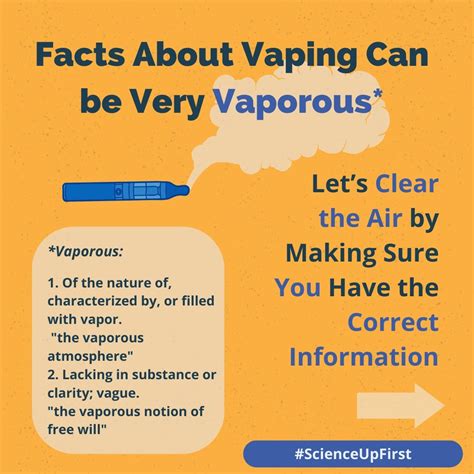 Facts About Vaping Can Be Very Vaporous Scienceupfirst