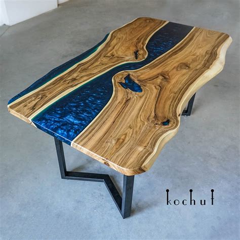 Live Edge Table River Table Epoxy Table Epoxy Dining Table Etsy