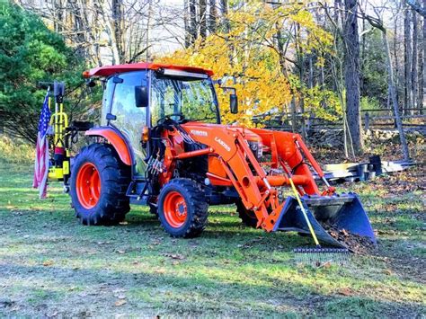 Kubota L4760 With The Bigtoolrack Cart Tractors Shopping Cart