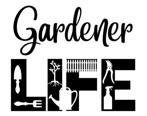 Gardener Life SVG Cutting File for the Cricut | Etsy