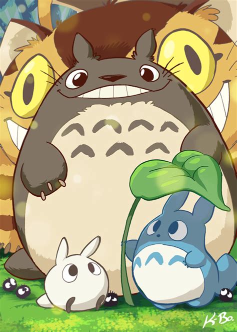 Studio Ghibli My Neighbor Totoro Art Card By Kevinbolk On Deviantart
