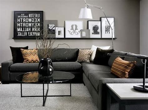Knowing this gives you signals along the decor road to help guide your decisions on furniture, paint colors, window coverings, floor covering and accessories. Top 40 Cheap Luxury Living Room Decor Ideas With Black Sofa | Best Interior Design Tour 2018 ...