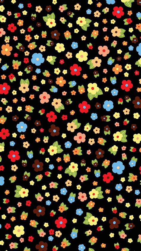 Flower Pattern Iphone Wallpapers Bigbeamng