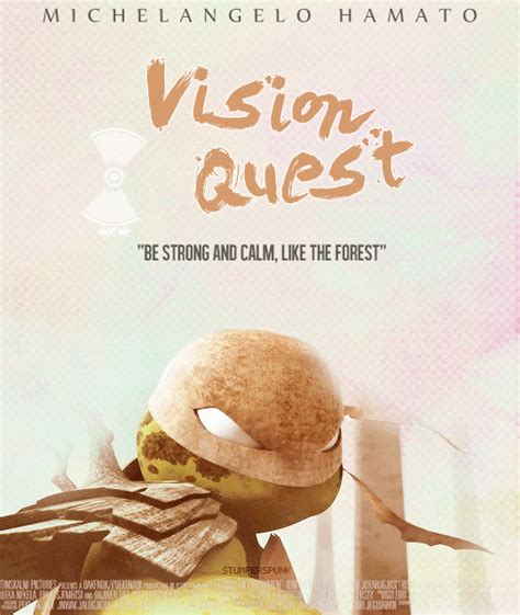 Tmnt Character Movie Posters → Vision Quest Michelangelo Tmnt