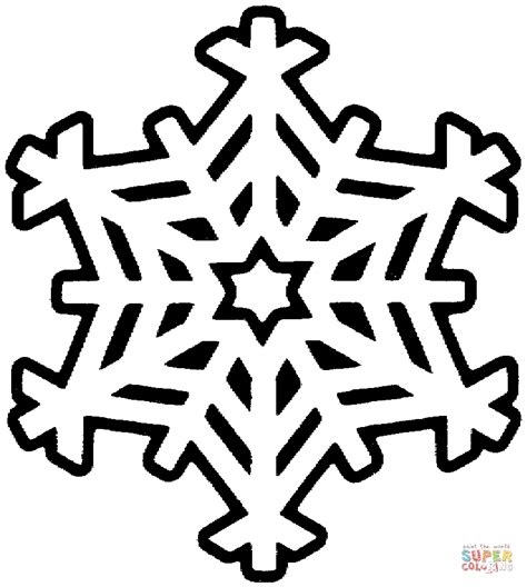 #snowflake #snowflaketemplate #coloringpage #winter #winteractivity #simplemomproject Coloring Page Snowflake - Coloring Home