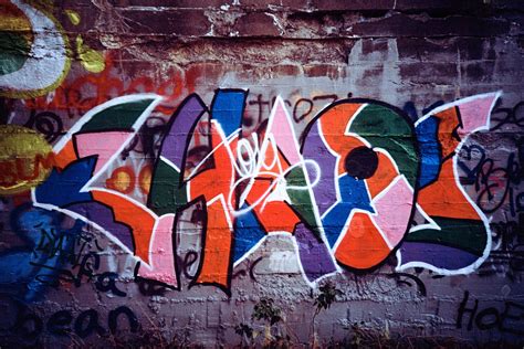 Chaos Steet Art Graffiti Framed Photograph By Ryan Etsy Uk