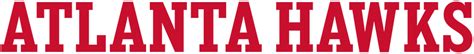 Atlanta Hawks Logo Wordmark Logo National Basketball Association