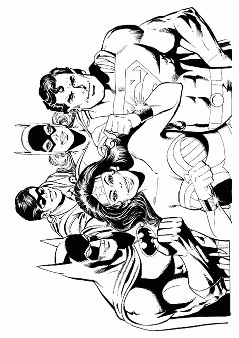 Drawing Batgirl Superheroes Printable Coloring Pages